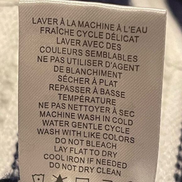 Rachel Zoe Navy and White Knit Vest - Picture 8 of 10